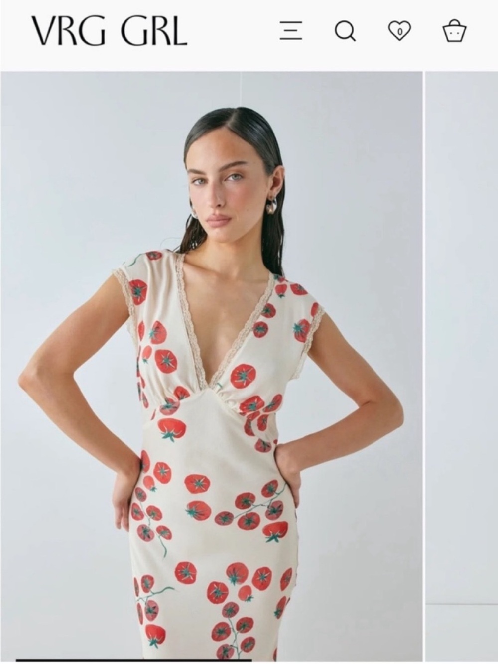 NWOT VRG Grl vintage bias dress in Roma  (never worn, tag removed & included)